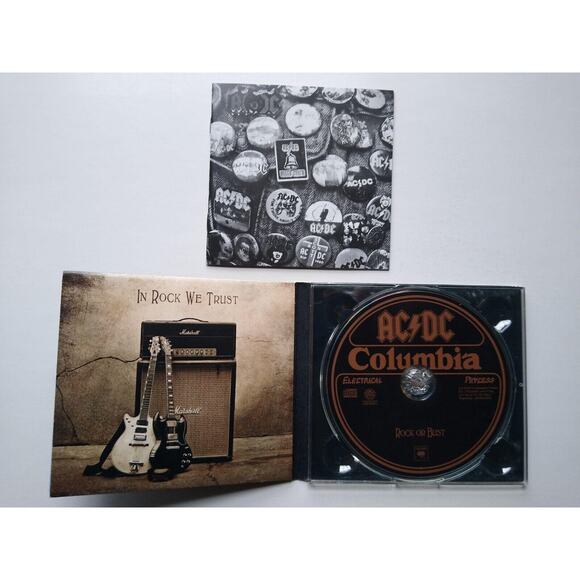 AC/DC Rock or Bust CD Lenticular Cover Hard Arena Rock Heavy Metal 2014 Digi - Picture 3 of 6